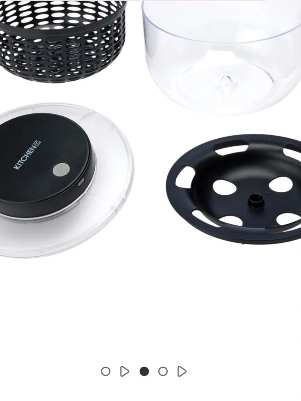 Kitchen Hq  6-Quart Electric Salad Spinner nwt retail $40 COLORS VARY